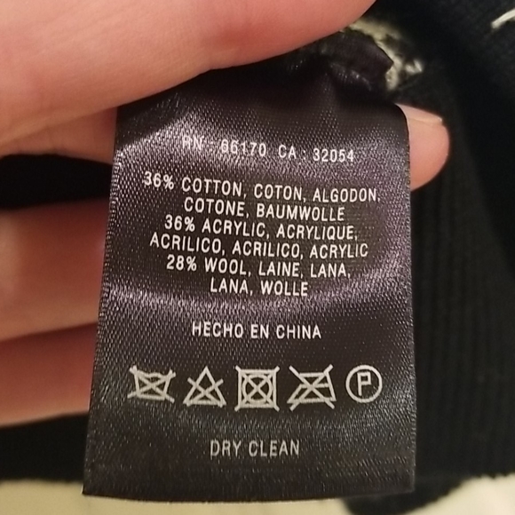 Anthropologie black and white motorcycle jacket - Picture 6 of 6